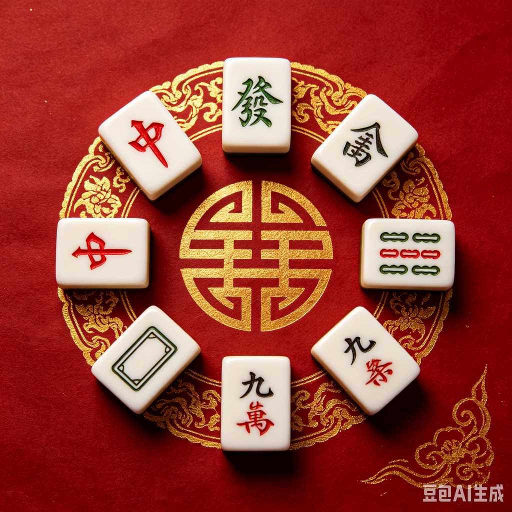 luxury carving mahjong tiles